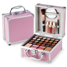 Color Nymph Beginner Makeup Kits For Teens With Train Case Included Full Makeup Kit Eyeshadow Palett