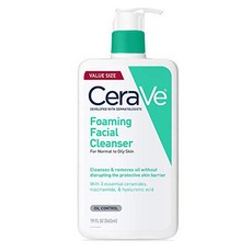 CERAVE - 포밍 페이셜 클렌저 클렌징폼 용량 택1, Size = 19 Fl Oz, 본문참고, 본문참고