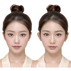 소보치 누운 귀 교정 테이프 엘프 귀 스티커, 60개, 투명색