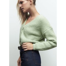 ZARA 자라 페이크퍼 니트 가디건