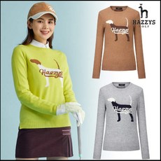 [현대백화점][헤지스골프] HWSW0D791 여성 [SOFT CASHMERE] 강아지 소프트 울혼방 캐시미어