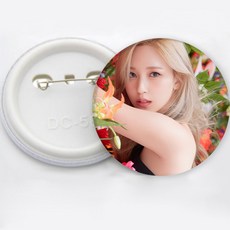 배찌 TWICE 토끼 가스 포멀 2집 신곡ICA N TSTOPME 주변 브로치 의류 작은 부품, MINA/01