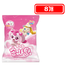 SAMG 캐치티니핑 무색소 유기농 솜사탕, 8개, 12g