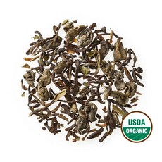 [미국직구]Golden Moon Tea 바닐라 민트 티 유기농 루스 리프 벌크 비 GMO 91 회, 선택, 상세설명참조