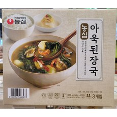 농심 아욱된장국 450gx3개 즉석국 코스트코, 450g, 1개