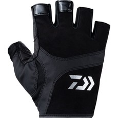 다이와 2023 낚시 장갑 손가락 5개 컷 DG-8123 피싱 글러브, 블랙