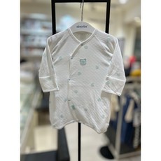 [압소바] 겨울 40% /가운 스타일의 배내저고리 /속싸개 없이도 배앓이 걱정 없이 /오가닉 코튼 인증 제품 /둥이 저고리로 추천*써빗오가닉배내가운*
