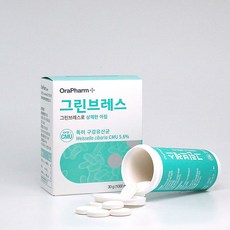 오라팜 구강유산균 그린브레스 30g, 1개, 30정