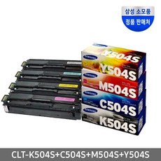 삼성 SL-C1404W SL-C1453FW SL-C1454FW CLP-415N 프리미엄정품토너, 정품CLT-504S 4색한세트, 1개