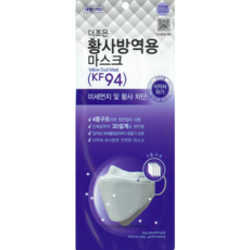 더조은 황사방역용마스크 KF94 대형 100매 1박스 개별포장(1매당 250원), 100, 1