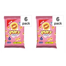 Kp 훌라 훕스 퍼프 15g 6개입 2팩 스윈트 칠리 Hula Hoops Puft Sweet Chilli 6 Pack (6X15g)