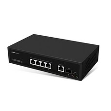 ipTIME PoE4002 기가비트 4포트 PoE 스위칭허브 1Gbps랜 / 기가Uplink 1 LAN + 1 SFP