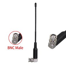 블루투스무선마이크 소프트 휩 수신기 무선 마이크 안테나용 UHF 안테나 TNC 수 커넥터 BNC Sys 400 900Mhz 8dbi, 1PCS BNC male, 2) 1PCS BNC male, 1개
