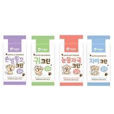 펫크린 애견 물티슈 산책 배변 귀세정 눈물자국 치아 1박스 14개입, 치아크린, 14개
