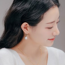 실버볼링귀걸이