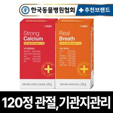 펫생각 강아지 관절 기관지 영양제 슬개골 탈구 디스크 연골 기침 협착증 면역력 호흡기 켁켁거림 거위소리 보조제 2종세트, 1개 - 강아지진통제