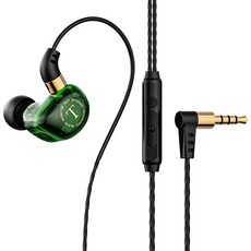 EARDECO 헤드폰 헤드셋(마이크 포함) HiFi 유선 헤드폰 중저음 이어폰 스포츠 와이어 폰 이어버드 모바일 헤드셋 스테레오,