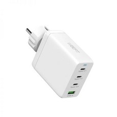 와이즈핏 접지 100W 고속충전기 GaN PD 초고속 4포트, 화이트