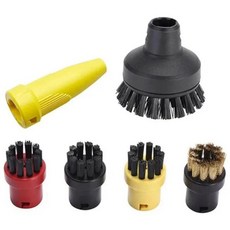 원형 브러시 노즐 키트 Karcher SC1 SC2 SC3 SC4 스팀 청소기 부품 6 개, 1개