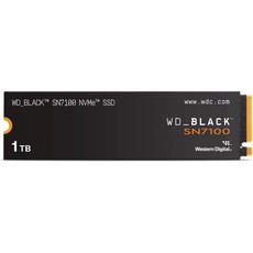 WD_BLACK 500GB SN7100 NVMe 내장 게이밍 SSD 솔리드 스테이트 드라이브 - Gen4 PCIe M.2 2280 최대 6 800MB/s WDS500G4X0E, 새로운 세대 - 게임용 PC용 M.2 2280, 1TB