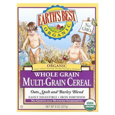 Earth's Best Earth's Best 통곡물 멀티그레인 시리얼 8 oz (227g), 226.796g, 1개