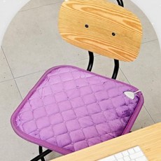 보라 1인용 미니 의자 전기 방석 온열 엉덩이 장판 매트 히팅 패드 소파용 쇼파, 단일사이즈