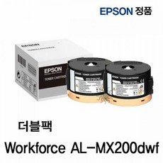 I20N10K29 엡손 Workforce AL MX200dwf 정품토너 검정 더블팩 T2O9N1E0R2S0, 0토2너9, 2잉0크1