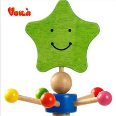 고급 원목 아이 옷 행거 어린이용 스탠드 옷걸이 키즈 브알라 아동 별님 스탠드형 우드 가방 걸이 아이방 가구, 1개