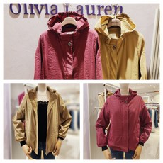 올리비아로렌 가벼운 탈착 후드 집업 스판 점퍼 nc청주점 voccl3f7231