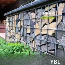  돌망태 개비온 철망 녹방지 담장 쌓기 게비온 개비온옹벽 철조망, J 