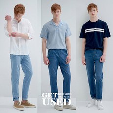 [GETUSED] 겟유즈드 남성 라이크라 썸머 데님 3종 세트