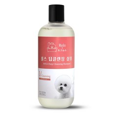 롤스 X 도그뉴스 딥클렌징 비숑전용 프리미엄샴푸 애견샴푸 강아지샴푸 400ml, 1개