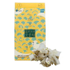 제주 오티아 귤피차 풋귤차 제주특산물 삼각티백 여행선물, 제주 오티아 청귤차, 1.5g, 2세트, 8개입