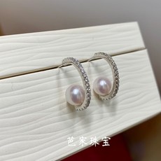 담수진주귀걸이12mm