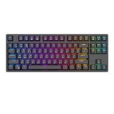 RK87 Royal Kludge 무선 기계식 키보드 TriMode Bluetooth 5.0/2.4G/USBC RGB 백라이트 87 키 핫 스왑 가능 게이머