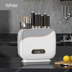 식칼 살균 건조기 소독 자동살균기 OLOVVS 전기 요리사 UV 기계 나이프 거치대 및 건조 기능 220V 칼살균건조기, AU, B, 1개