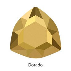 공예 크리스탈 큐빅 Crystal SI Color Trilliant K9 Strass Glass Rhinestone Applique Jew [A00104782], 1개, 03-Dorado-12mm 10pcs-104782