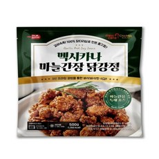 [메가마트]멕시카나 마늘간장 닭강정 500g, 1개