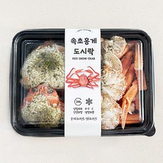 속초 자숙홍게 도시락 밀키트 1인가구 혼밥 캠핑 여행 간편조리 2인용 500g 이상, 홍게라면 밀키트1개, 1개