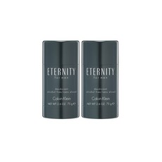 캘빈클라인 이터니티 데오드란트 2.6oz(75g) 2팩 Calvin Klein Eternity for Men Deodorant, 2개, 75g