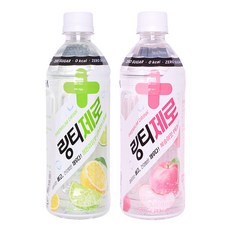 링티제로 500ml 2종 x24개 (복숭아x12 + 레몬x12)/비타민 음료