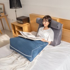포근해삼각등받이쿠션