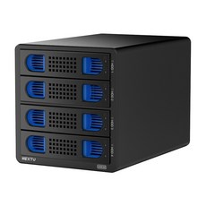 넥스트유 NEXT 924TC 하비제 USB-C타입 4베이 DAS 외장하드 데이타 스토리지, 1개