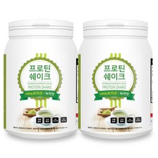 웨이테크 [특가판매] HN뉴트리션 단백질쉐이크 녹차맛 /식사대용 단백질선식, 600g, 2개