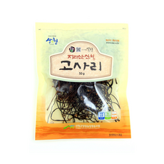 국내산 건고사리 지리산 자연건조 무공해 고사리 나물, 3개, 50g