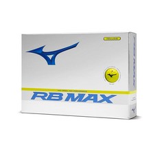 미즈노 Mizuno RB MAX 골프공 | 화이트, Optic Yellow - 맥스고골프공