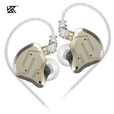 KZ ZSN PRO 2 1BA+1DD 하이브리드 드라이버 IEM 뛰어난 주파수 응답 & 새로운 크로스오버 디자인, Gold, STD - zendacv2