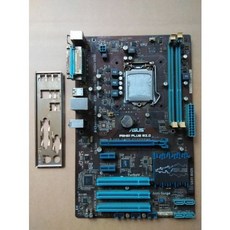 [해외] 사용 아수스 P8H61 플러스 R2.0 데스크탑 마더 보드 H61 소켓 LGA 1155 I3 I5 I7 DDR3 16 ATX, 상세내용표시
