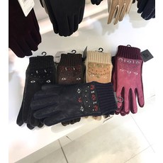 가죽니트장갑비비안웨스트우드