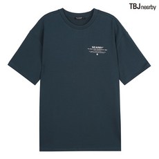 티비제이 유니 가슴 뒤판 아트웍 티셔츠 T202TS070P